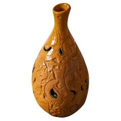 Vaso in ceramica arancione di Poemu, Francia 2023