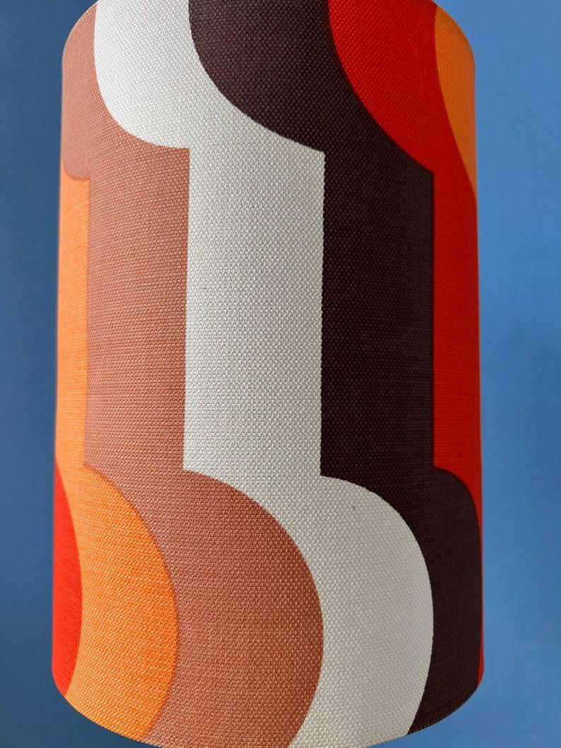 Orange Ceramic West Germany Fat Lava Space Age Table Lamp, 1970's In Excellent Condition For Sale In ROTTERDAM, ZH