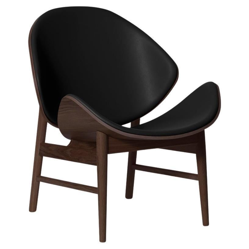Orange Chair Challenger Smoked Oak, Black Leather by Warm Nordic