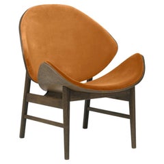 Chaise Orange Ritz en chêne fumé et ambre de Warm Nordic