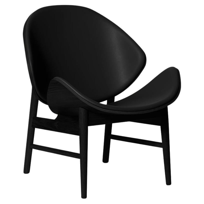 Orange Chair Smoked Black Lacquered Oak, Midnight Blue by Warm Nordic