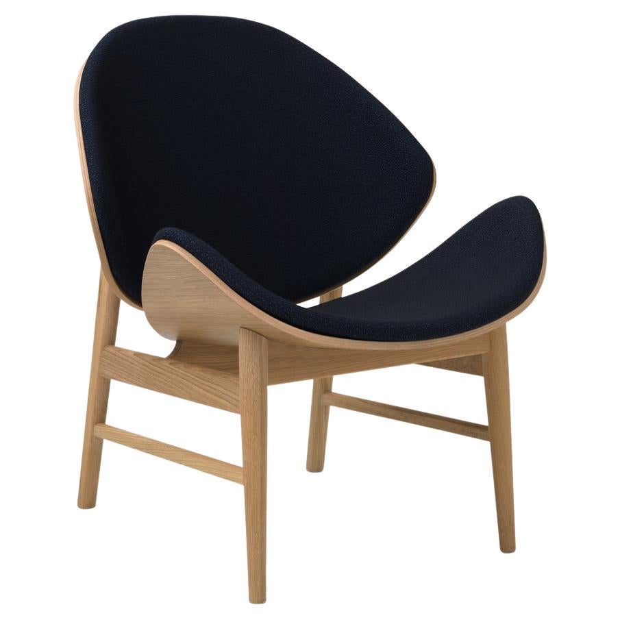 Orange Chair Sprinkles White Oiled Oak, Midnight Blue by Warm Nordic For Sale