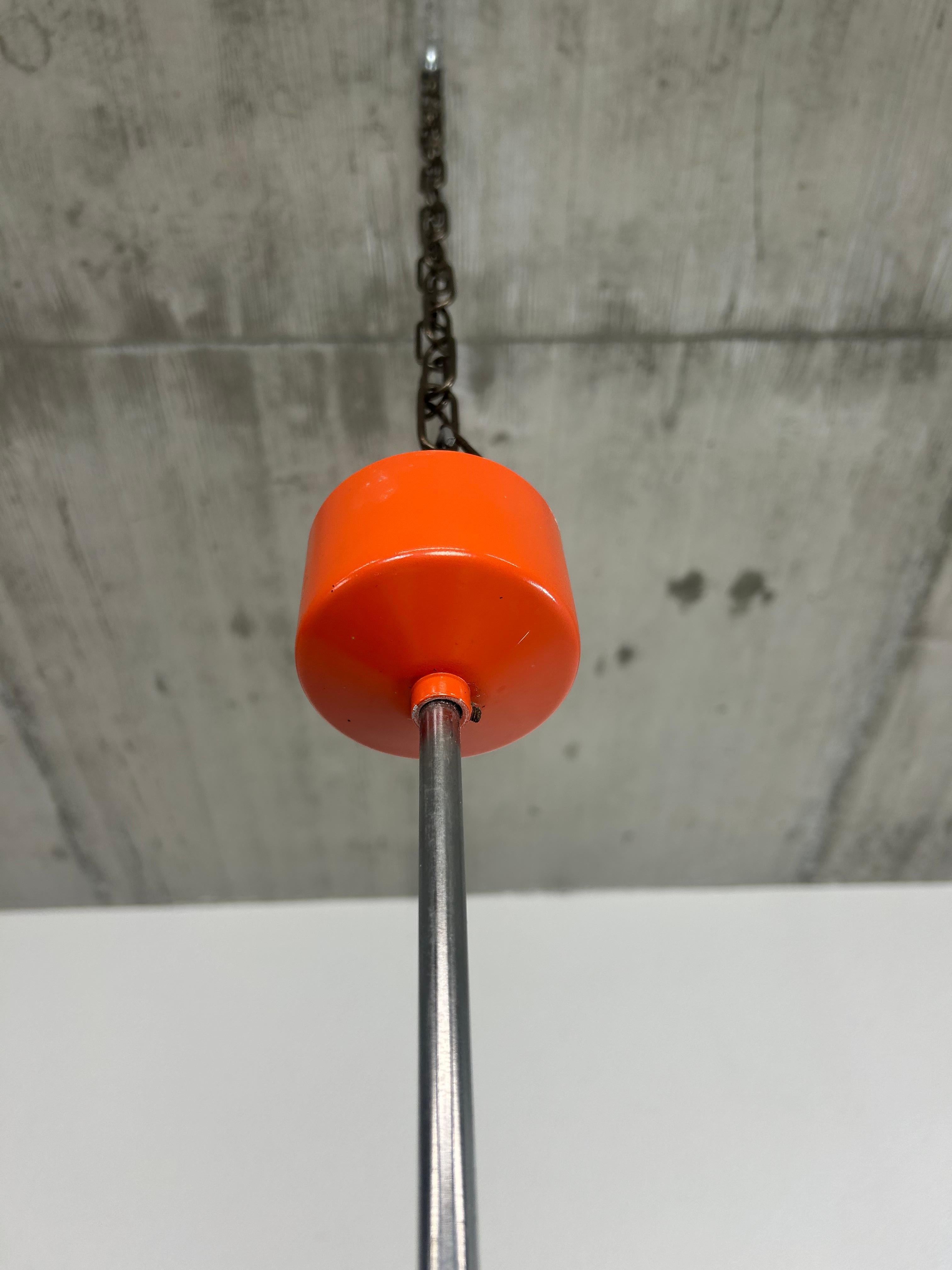 Lampadario arancione modello 81501 di Josef Hurka per Napako In condizioni buone in vendita a Banská Štiavnica, SK