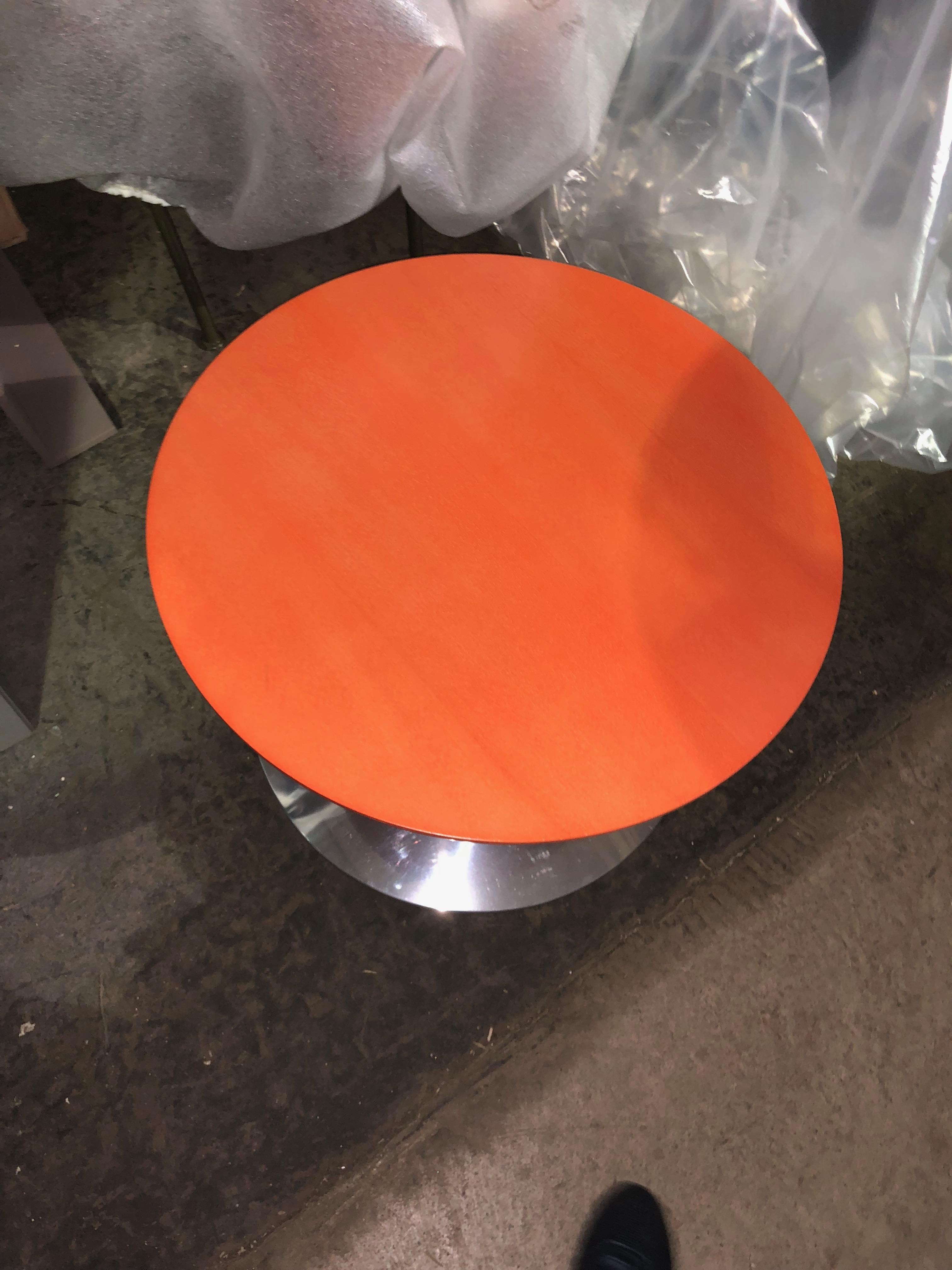 Dutch Orange Artifort Circle Table