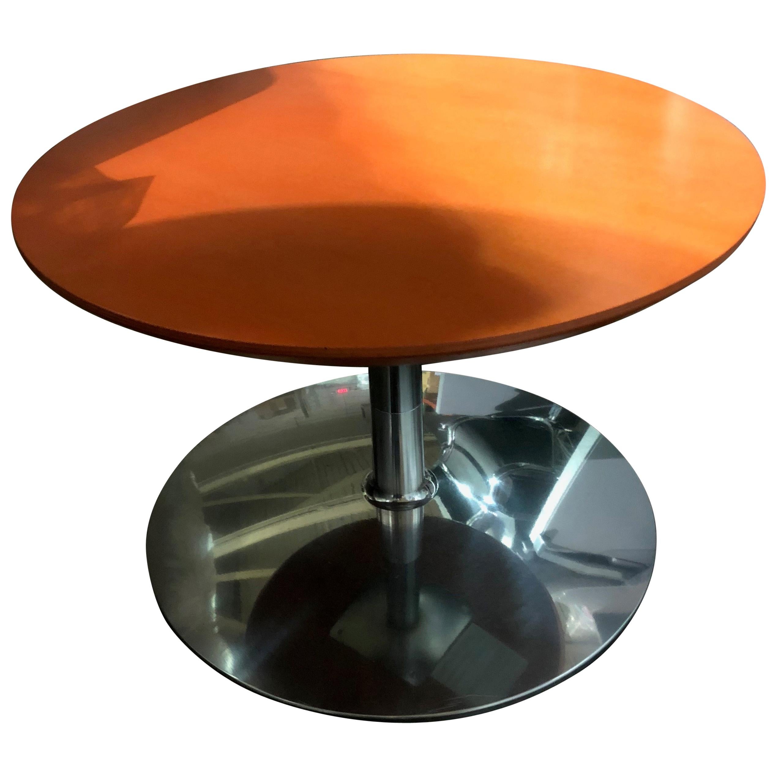 Orange Artifort Circle Table