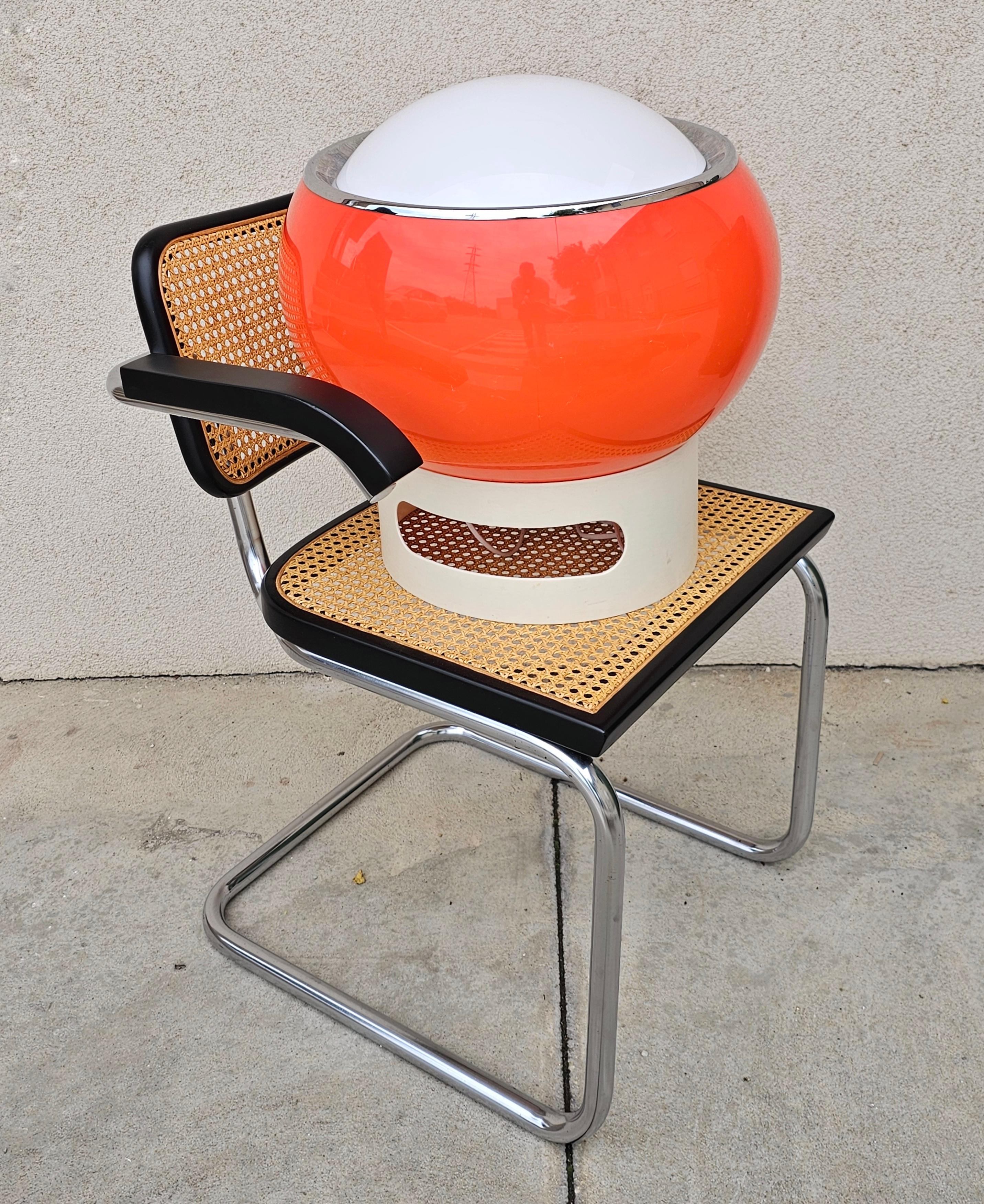 Orange Clan-Lampe von Studio 6G für Harvey Guzzini und Meblo, Yugoslavia, 1960er Jahre im Angebot 2