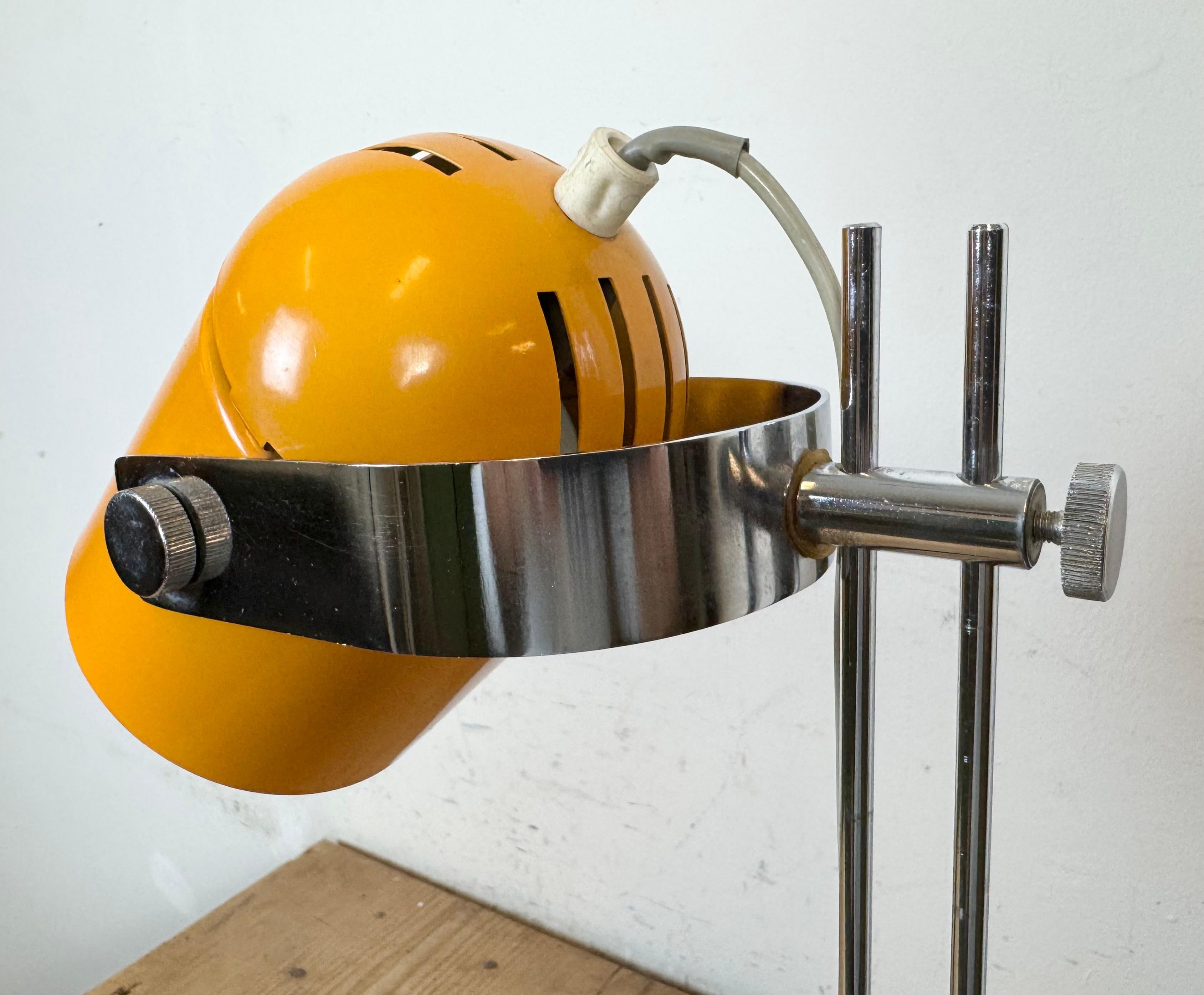 Lampada da tavolo Combi Lux arancione di Stanislav Indra per Lidokov, anni '70 in vendita 4