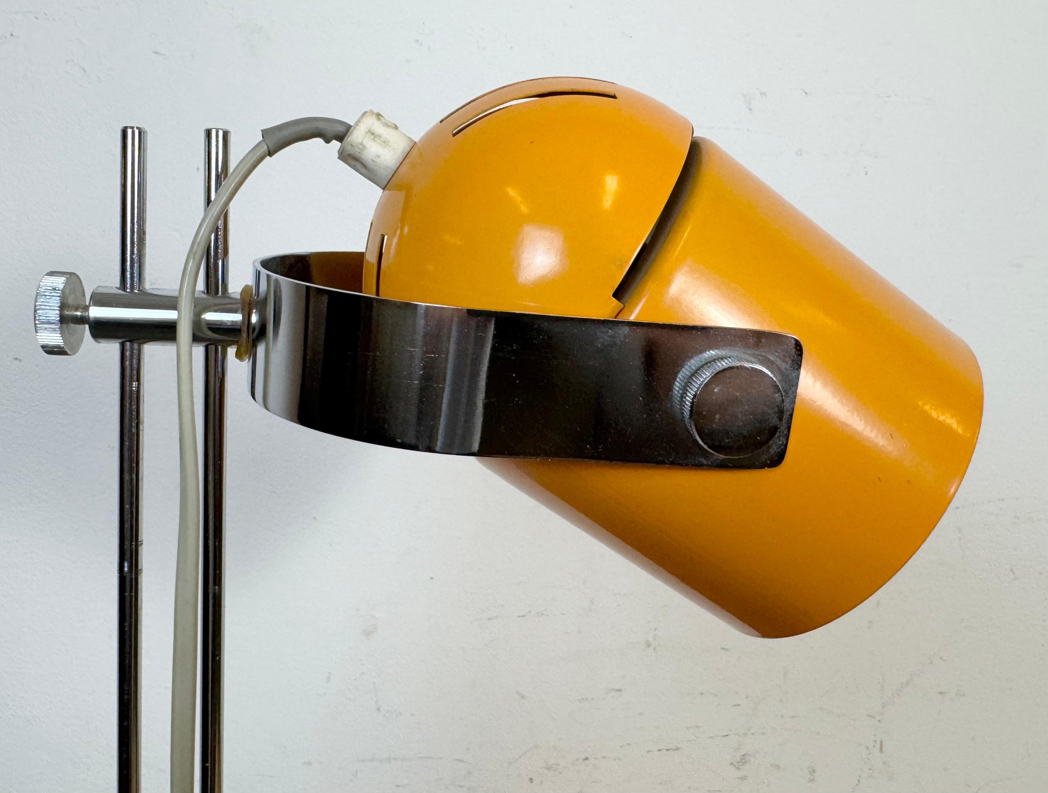 Lampada da tavolo Combi Lux arancione di Stanislav Indra per Lidokov, anni '70 in vendita 7