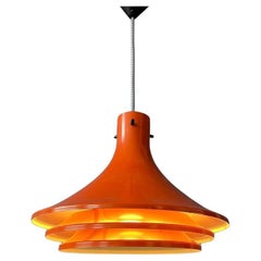 Dänische Mid-Century-Pendelleuchte im Mid-Century-Stil, 1970er Jahre