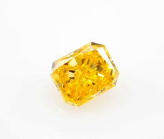 Orange Diamond 0.50ct Natural Loose Fancy Vivid Orange Yellow Color Diamond GIA