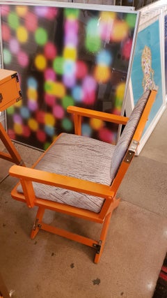Orange Director's Chair