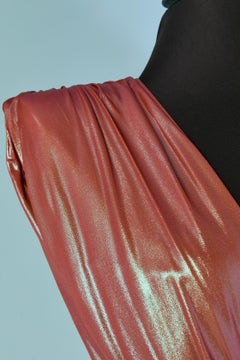 Orange draped jersey backless mini dress ALEXANDRE VAUTHIER