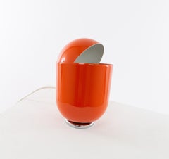Orange Elmo Table Lamp by Str Imago DP, 1971