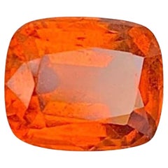 Orange Fanta Garnet Gemstone: Cushion Cut January Birthstone, 2.07 Carats Orange Fanta Garnet Gemstone: Cushion Cut January Birthstone, 2.07 Carats