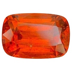 Orange Fanta Granat Edelstein: Cushion-Schliff Januar Geburtsstein, 3.52 Karat
