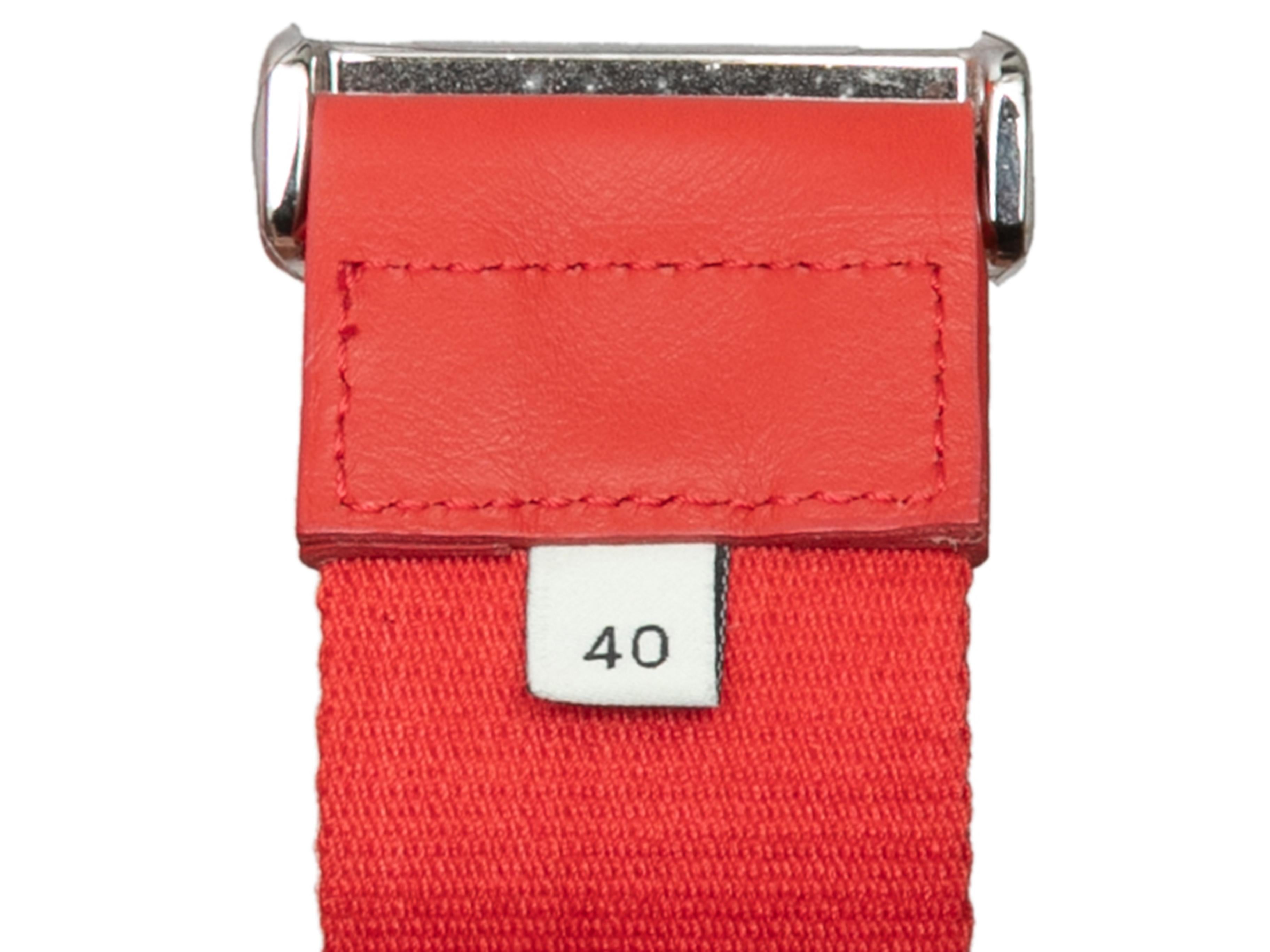Orange Fendi Eyelet-Accented Short Sleeve Dress 3