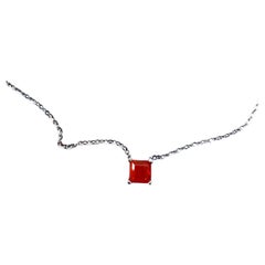 Orange Fire Opal Gold Choker Necklace: Rainbow Reflections Creativity Symbol