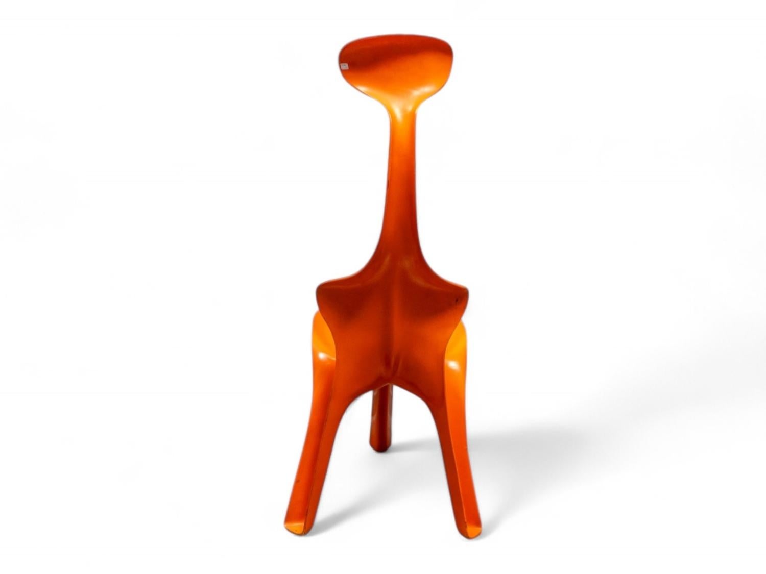 Orange Floris Chair, ca. 1967 In Good Condition For Sale In AMSTERDAM, NL