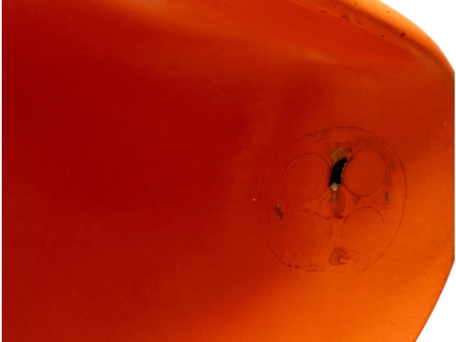 20th Century Orange Floris Chair, ca. 1967 For Sale