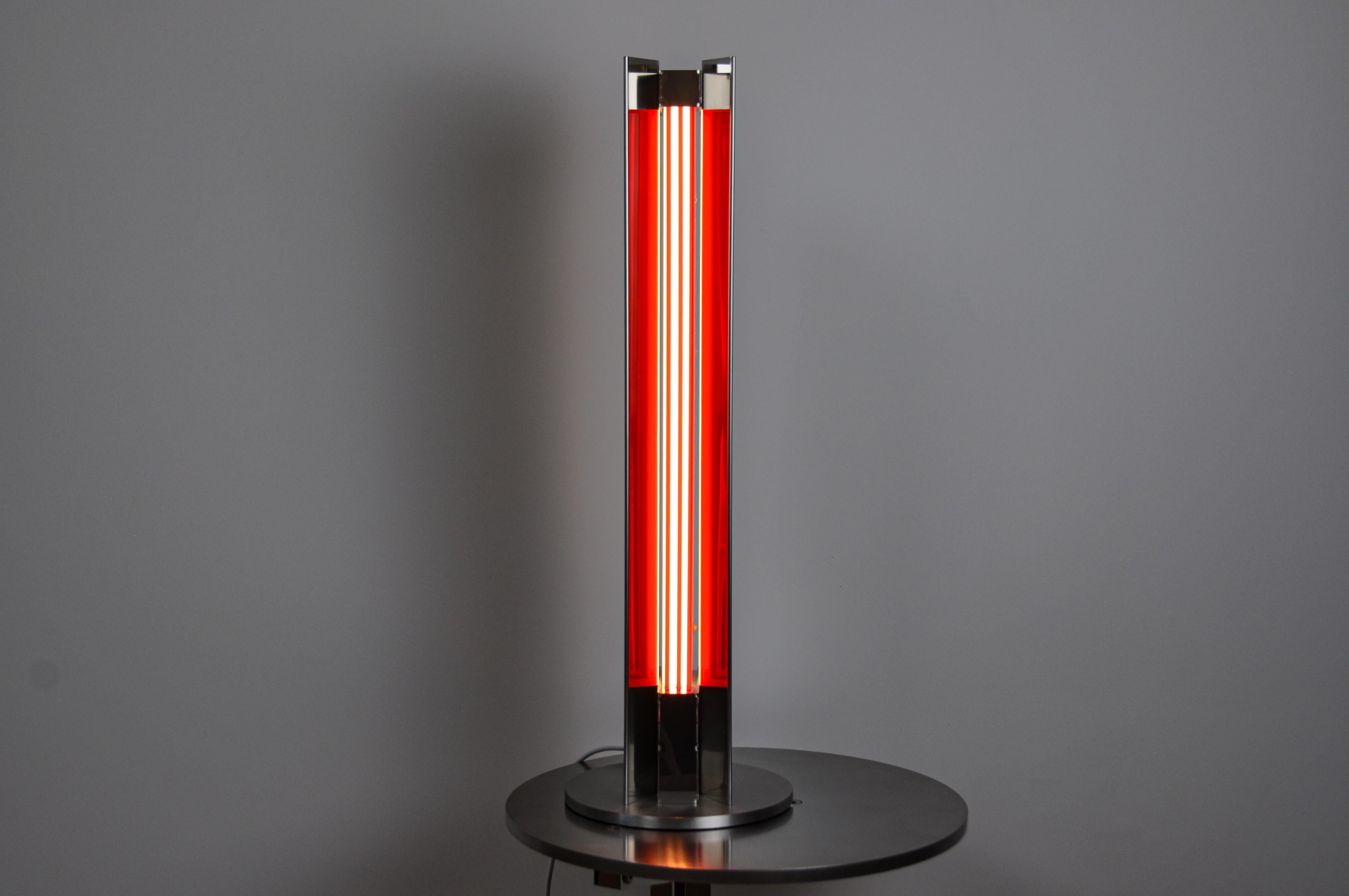 Lampada Ne600 Plus arancione fluo di MLK Furniture in vendita 3