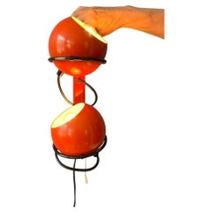Orange GEPO Eyeball Wall Lamp, 1970s