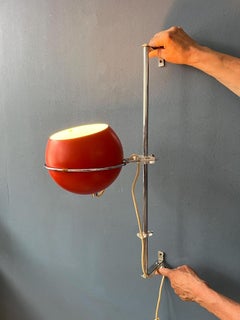 Orange GEPO Space Age Eyeball Wall Lamp, 1970s