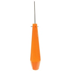 Orange Glass Pendant by Gino Vistosi for Murano, 1950s, Italy