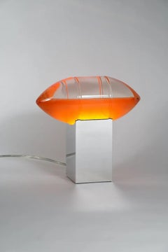 Orange Helios Lamp by Zoran Strijbosch