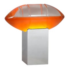 Lampe Helios orange de Zoran Strijbosch