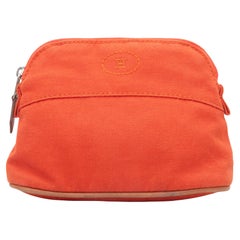 Mini pochette cosmétique Hermes orange