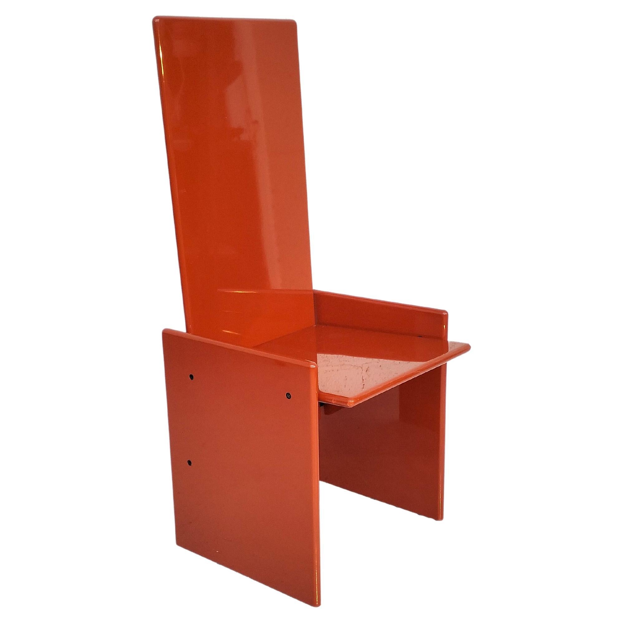 orange Kazuki chair by Kazuhide Takahama for Simon 60s, 70s For Sale