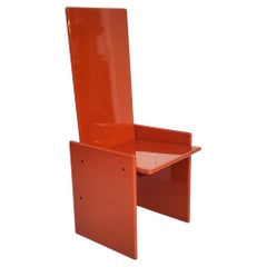 orangefarbener Kazuki-Stuhl von Kazuhide Takahama für Simon 60er-, 70er-Jahre