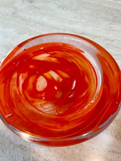 Orange Kosta Boda Bowl Votive by Anna Ehrne