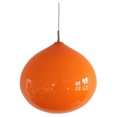Orange L51 'Cipola' Pendant Lamp by Alessandro Pianon for Vistosi, Italy, 1950's