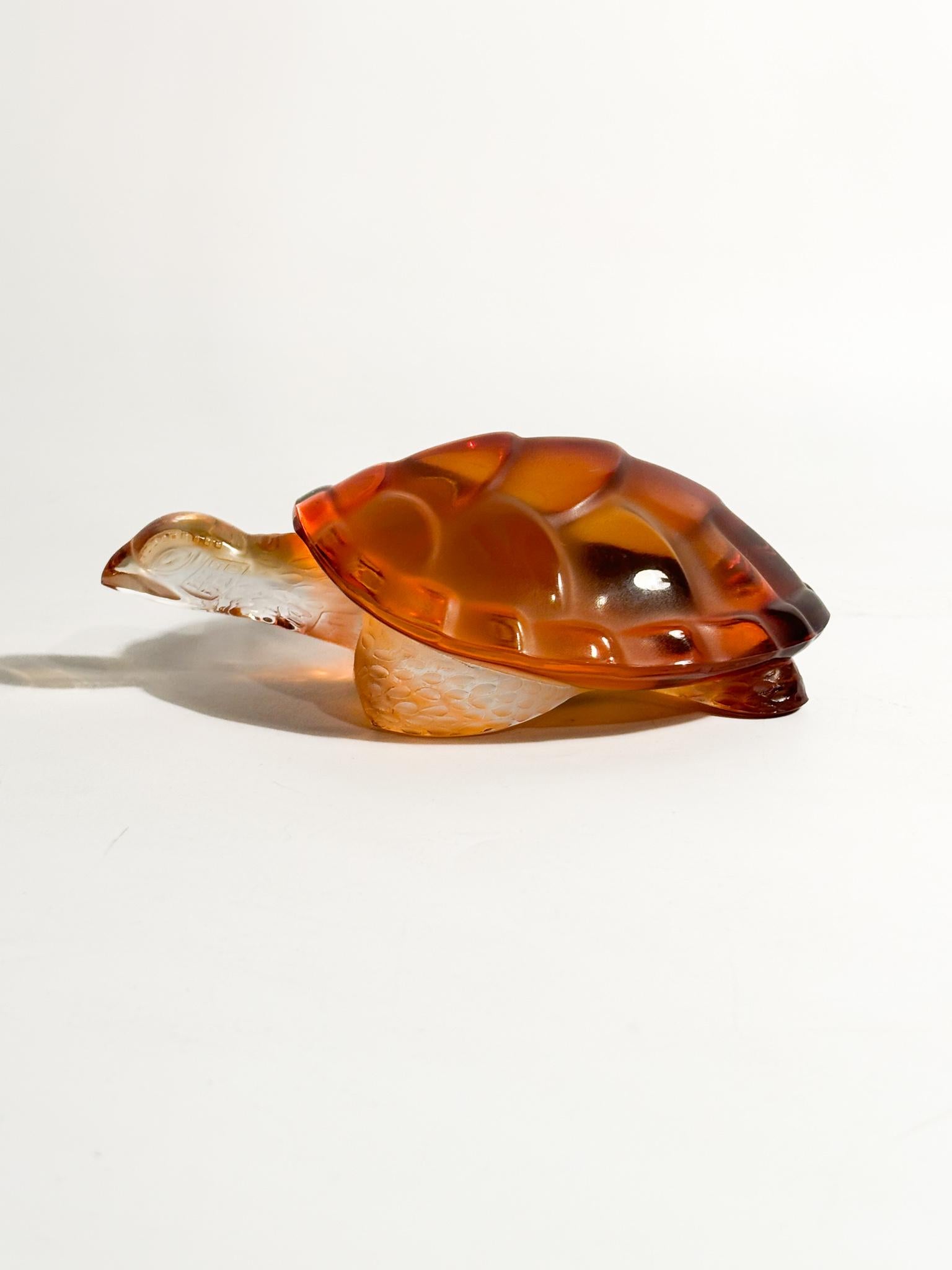 lalique turtle amber