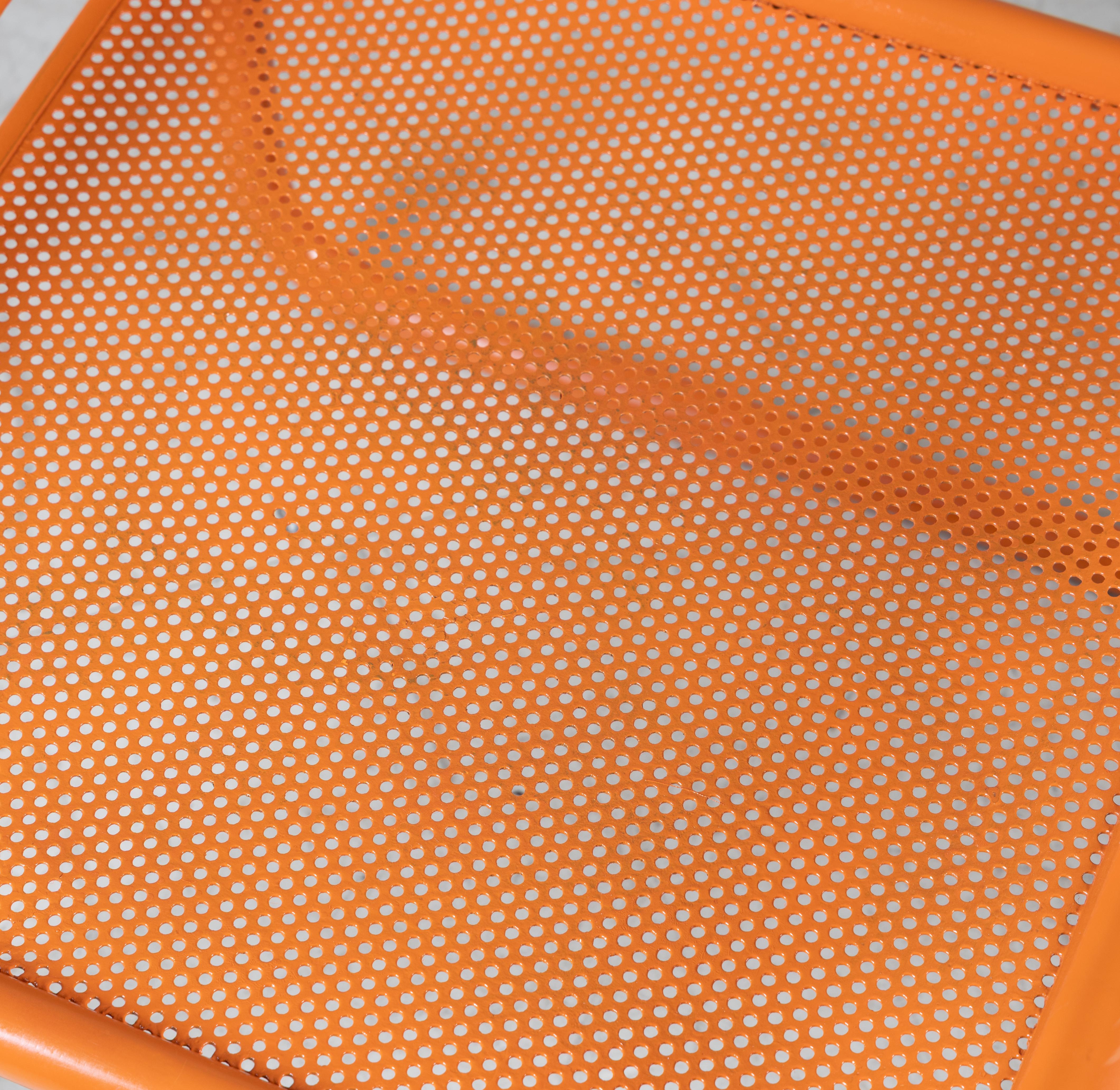 Orange Locus Solus Bank oder einzelner niedriger Tisch by Gae Aulenti Poltronova im Angebot 6