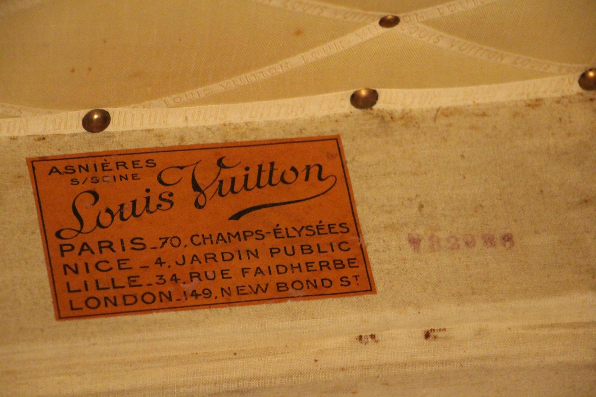 Orange Louis Vuitton Steamer Trunk, Orange Vuitton Trunk, Vuitton Trunk 10