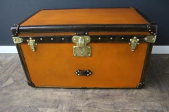Orange Louis Vuitton Trunk, Vuitton Courrier Trunk, Louis Vuitton Steamer Trunk