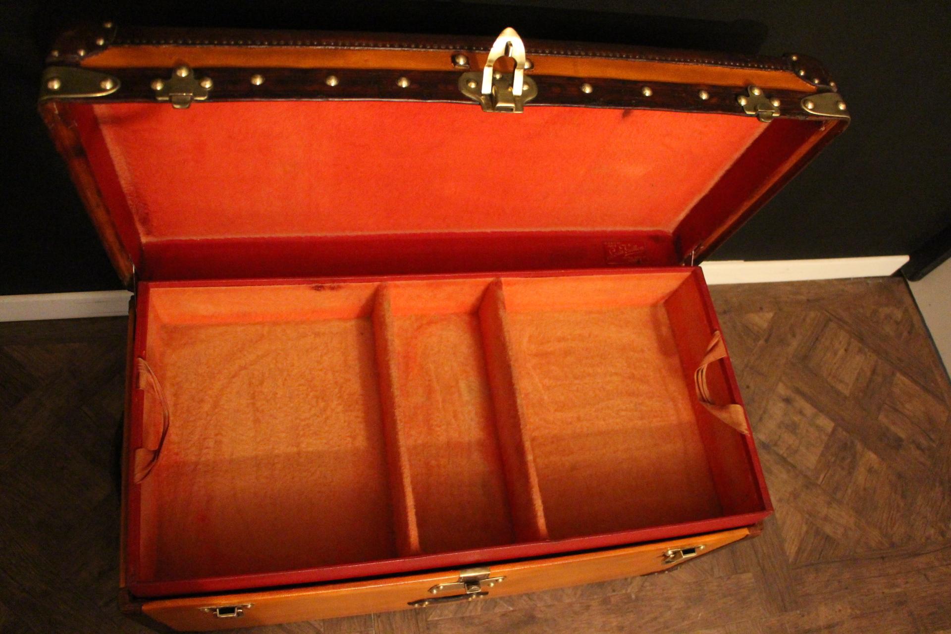 Orange Louis Vuitton Trunk, Vuitton Shoe Trunk, Louis Vuitton Steamer Trunk 5