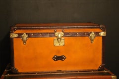 Orange Louis Vuitton Trunk, Vuitton Shoe Trunk, Louis Vuitton Steamer Trunk