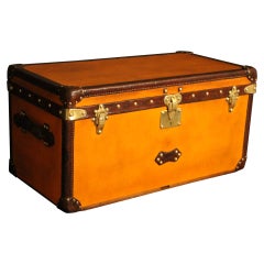 Orange Louis Vuitton Trunk, Vuitton Shoe Trunk, Louis Vuitton Steamer Trunk