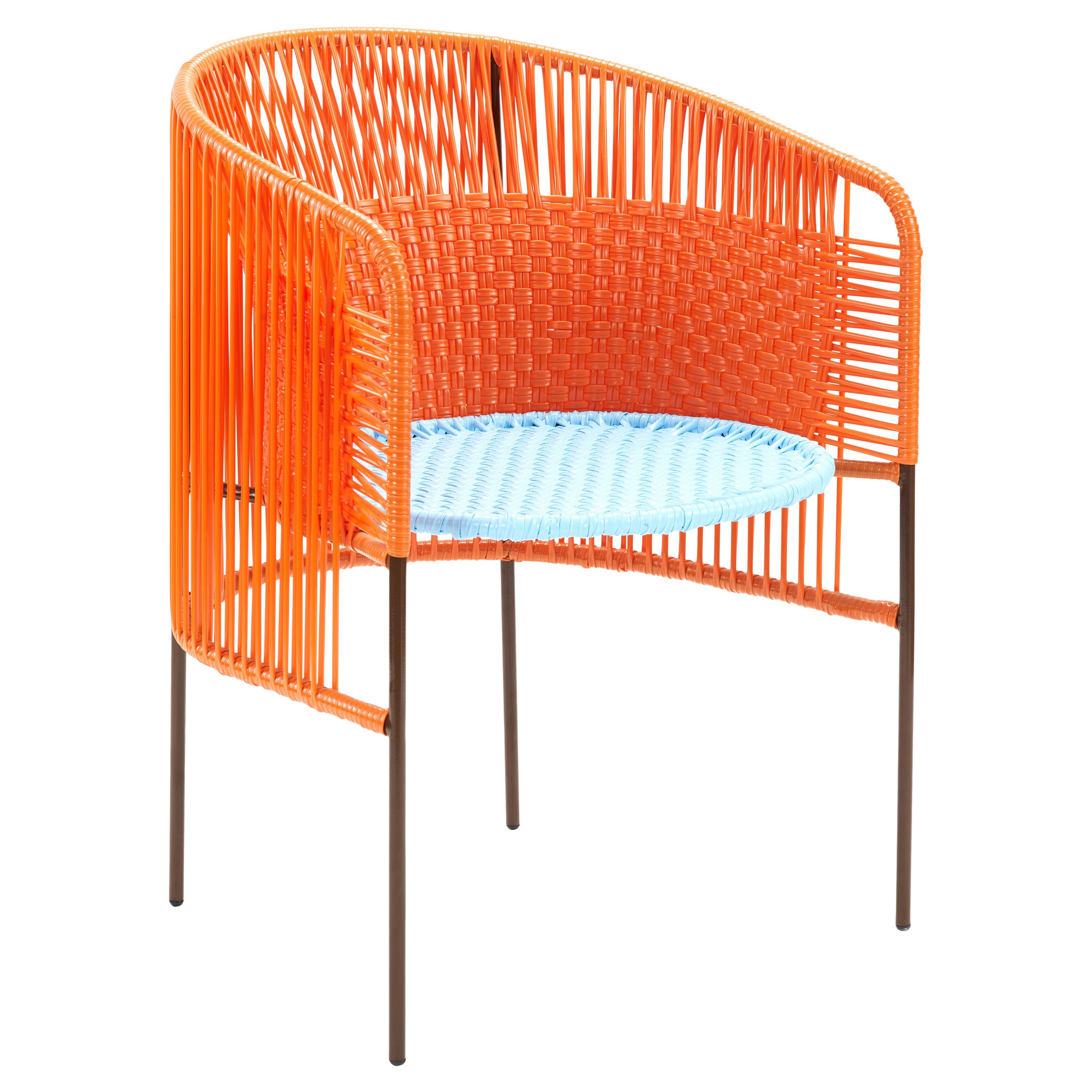 Orange Mint Caribe Dining Chair by Sebastian Herkner For Sale