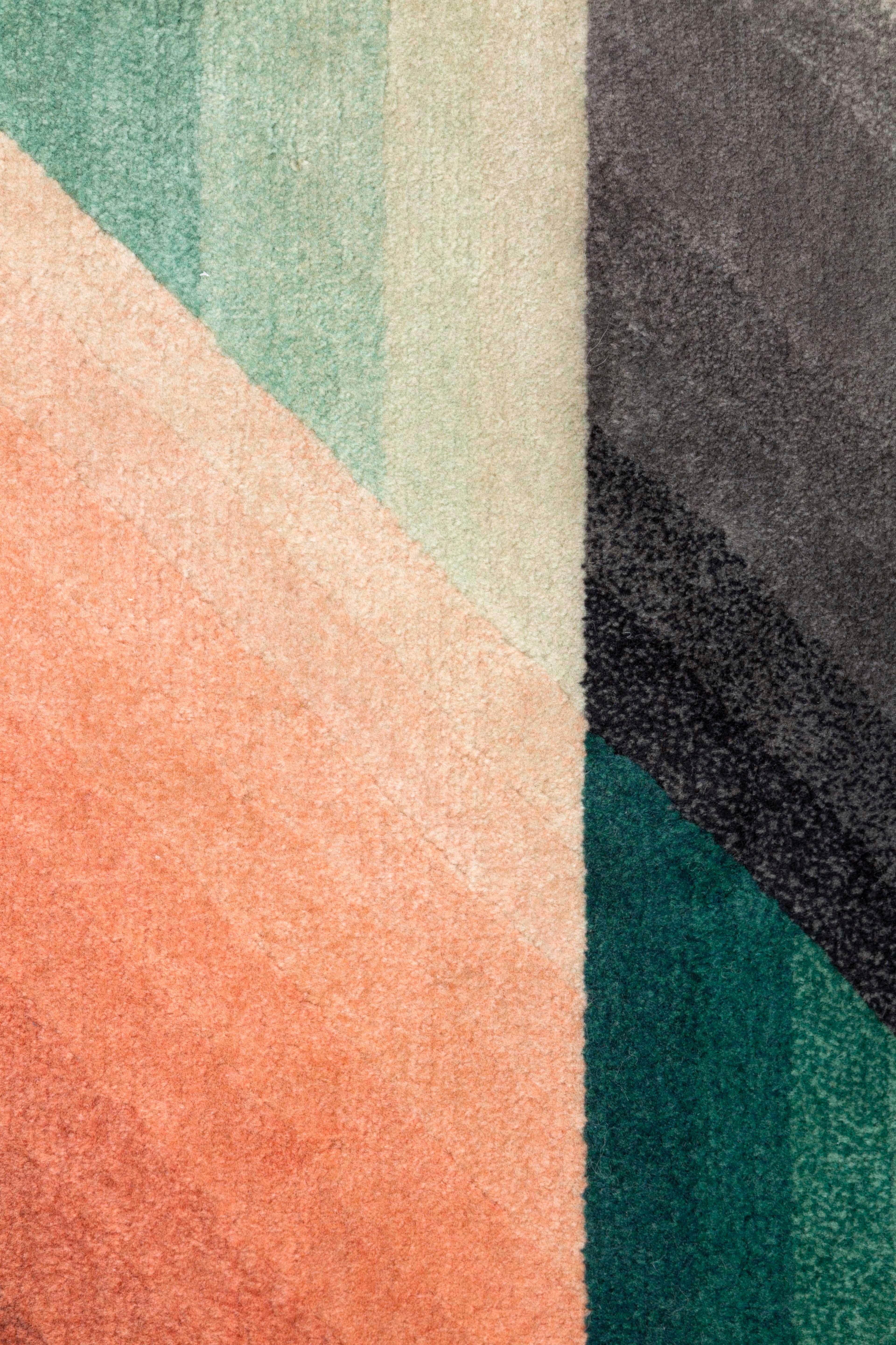 Spanish Orange Mirage Rug by Gandia Blasco For Sale