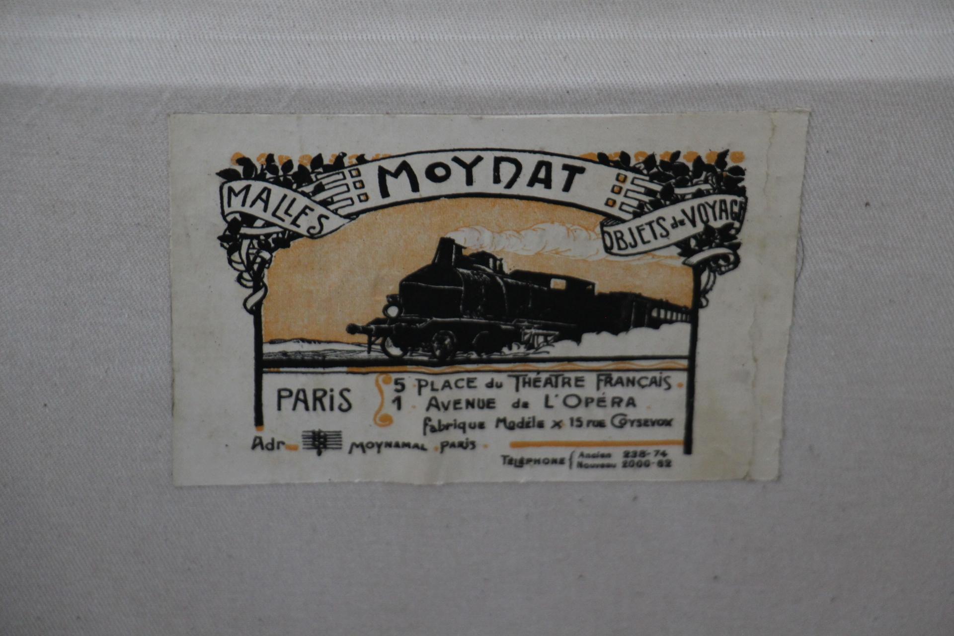 Orange Moynat Trunk, Moynat Steamer Trunk, Moynat Hat Trunk, Moynat Cube Trunk 9