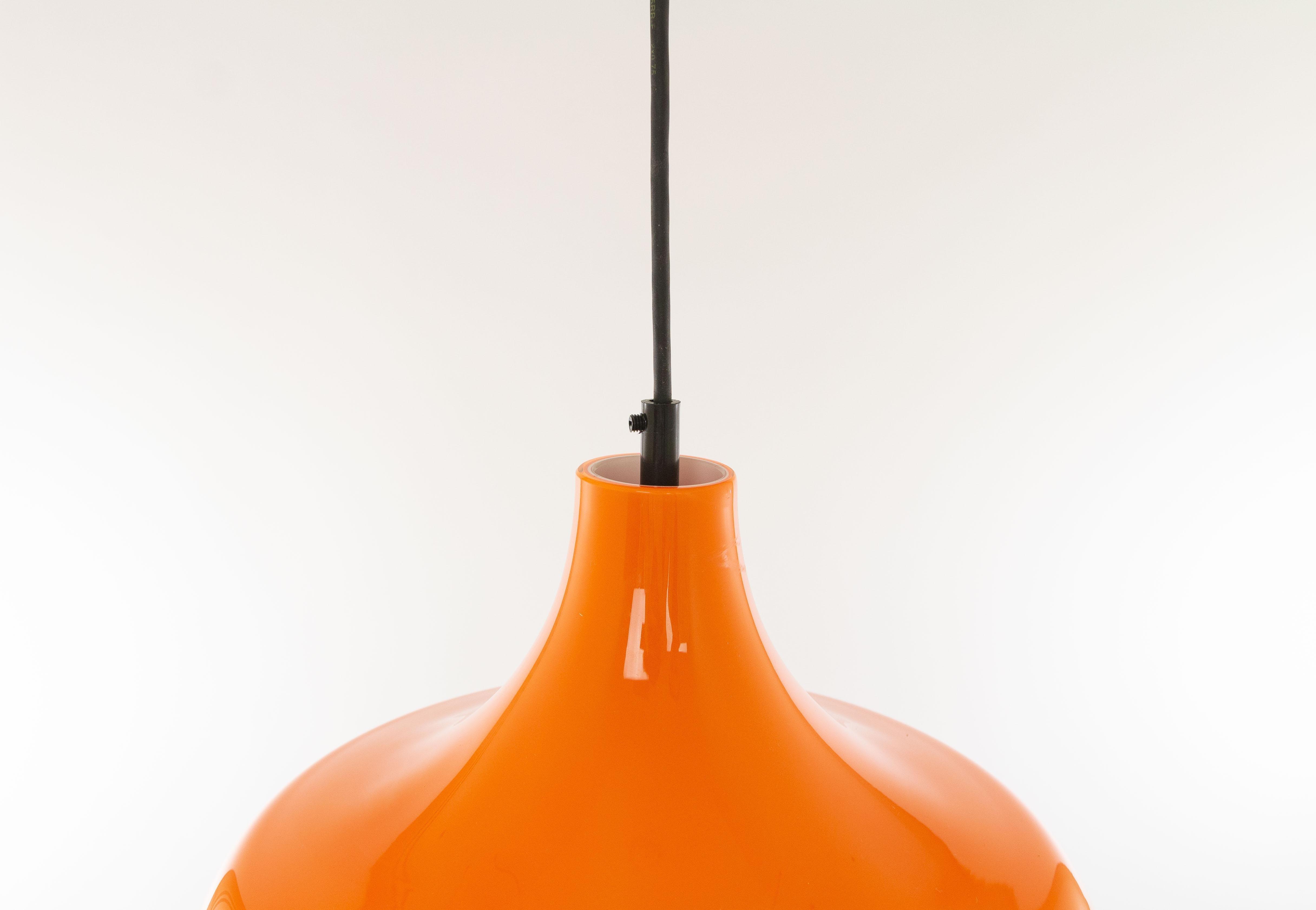 Orange Murano Glass Pendant by Venini, 1950s 1