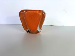 Vaso di Murano arancione