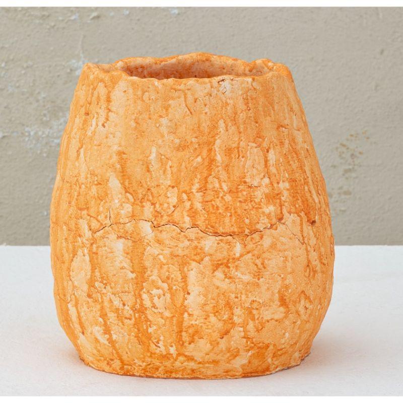 Modern Orange Ochre, Medium by Daniele Giannetti For Sale
