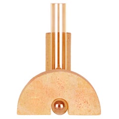 Orange-Orange Cochlea Della Metamorfosi 1 Soils Edition Vase by Coki Barbieri