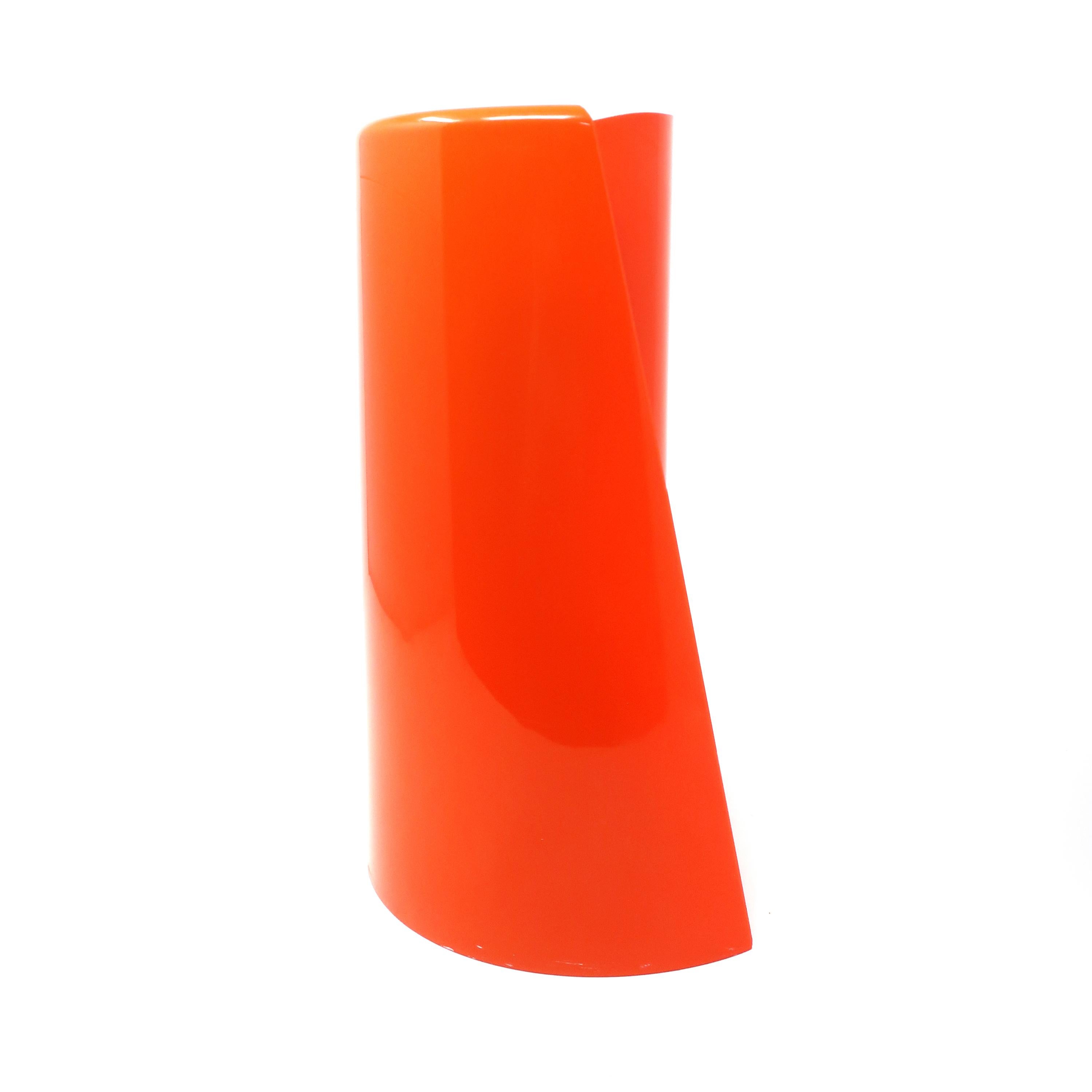 20th Century Orange Pago Pago Vase by Enzo Mari for Danese