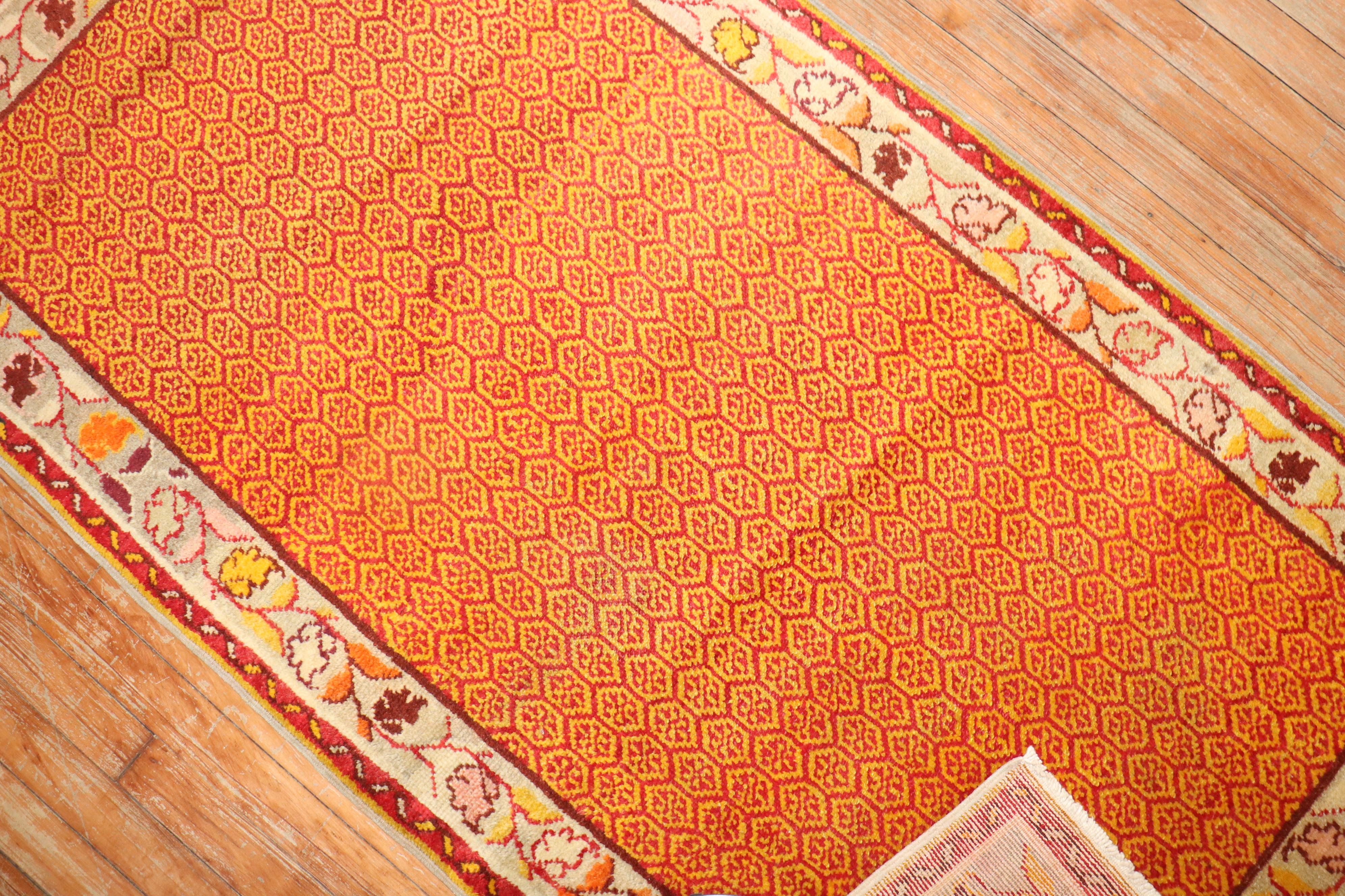 Anatolischer Teppich aus Perlmutt (Wolle) im Angebot